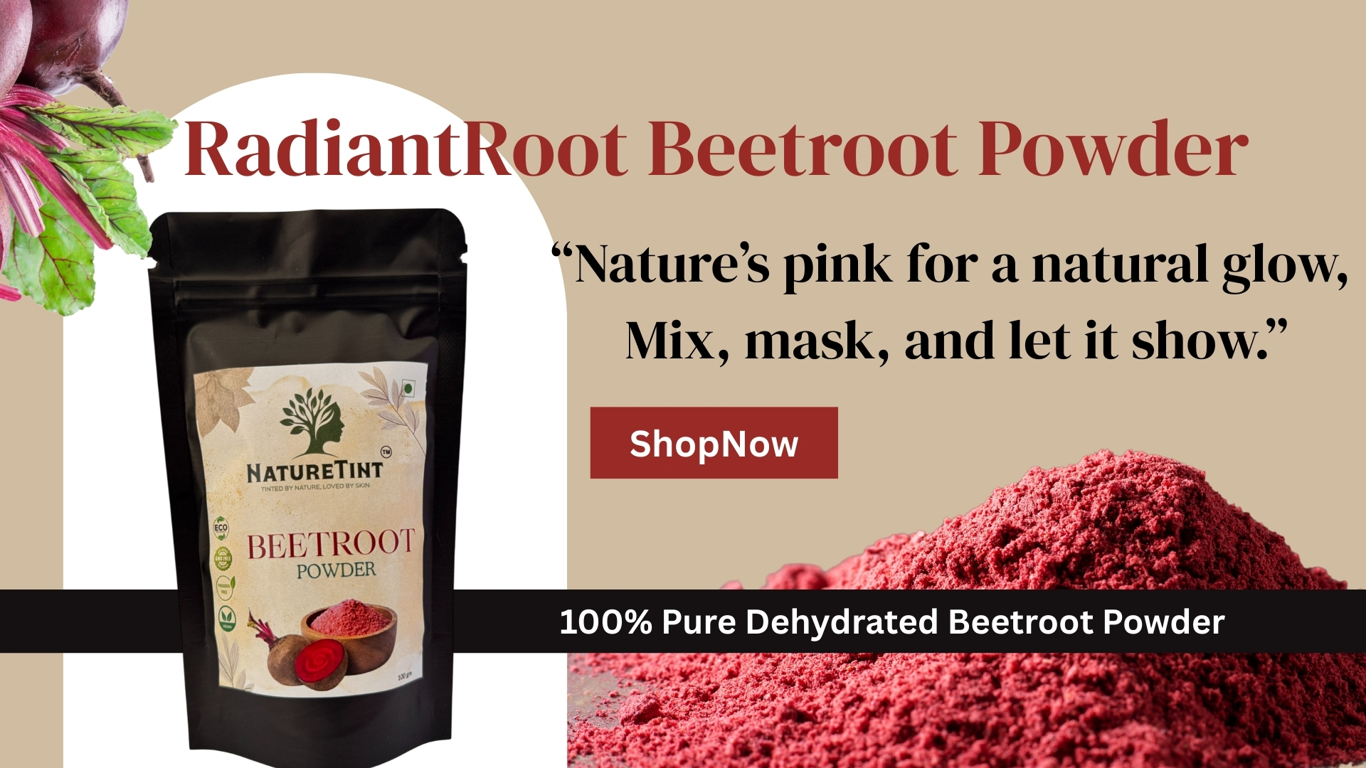 Beetroot Powder banner