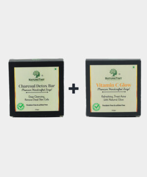 Charcoal Detox Bar & Vitamin C Glow – Purify & Brighten Combo Pack