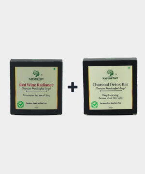 Red Wine Radiance & Charcoal Detox Bar – Glow & Purify Combo Pack
